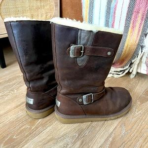 Leather UGG Boots